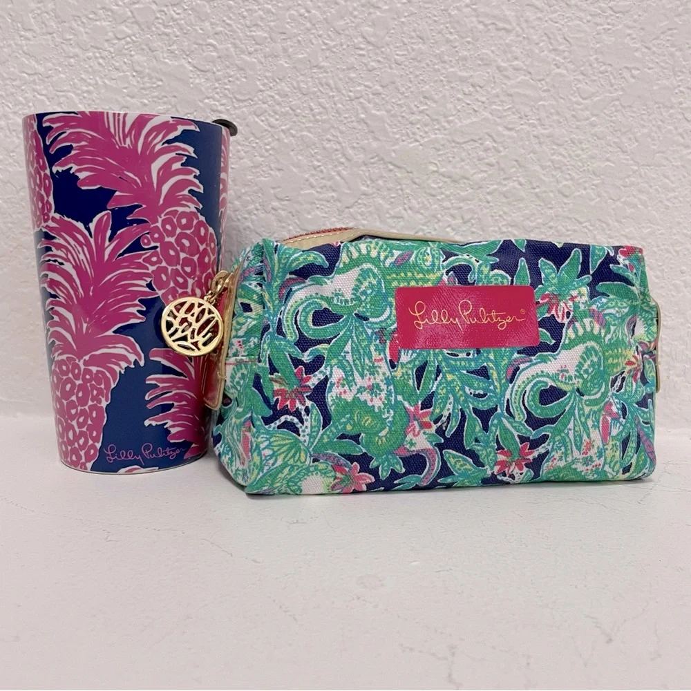 Lilly Pulitzer Lounge Towel + Mug + Pouch BUNDLE 🏝️